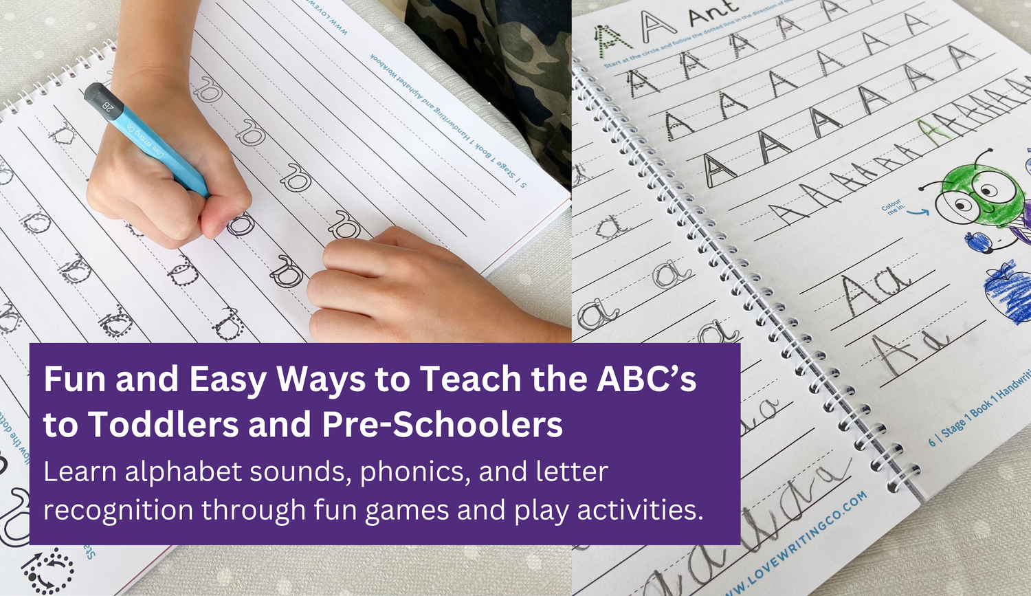 How to Teach the ABCs to Toddlers and Preschoolers