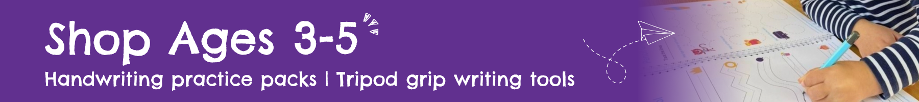 Ages 2-5: Writing Pencils, Colouring Pencils & Handwriting Practice Books