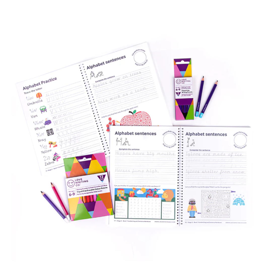 Mega Learn To Write Cursive Bundle: Ages 6-9-Improve & Build Key Writing Skills