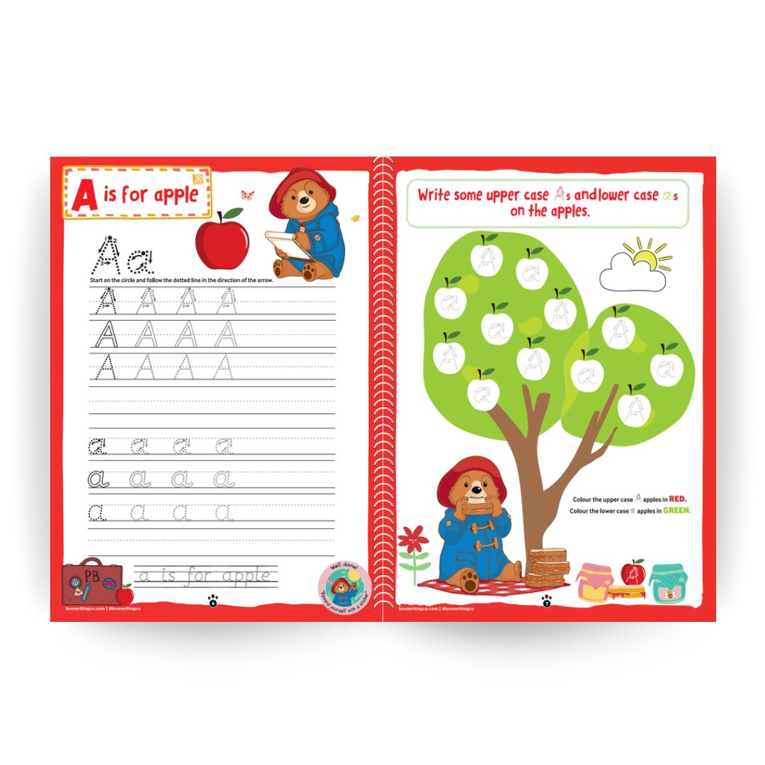 PADDINGTON™ Learn to write the Alphabet and Handwriting Practice Activity Book: Ages 3-5