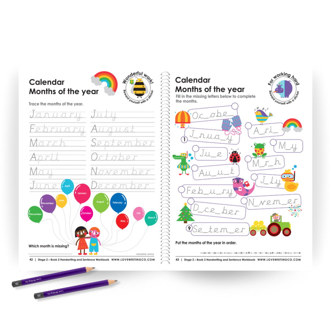 NEW! Better Writing 2 - Cursive Handwriting Practice Pack 2 Bundle Ages 6-9