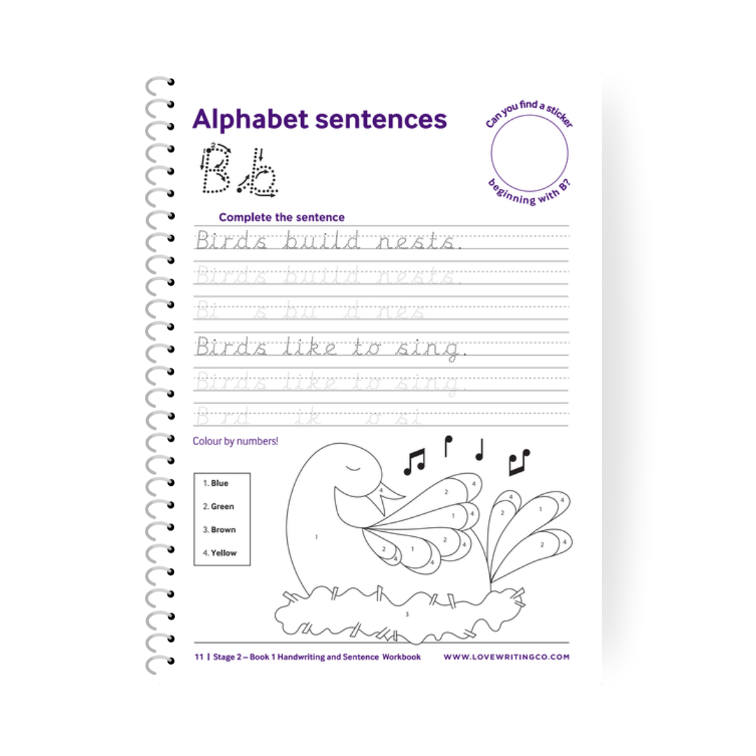 Cursive Handwriting Practice Workbook & Tripod Grip Pencil Writing Set: Age 6-9