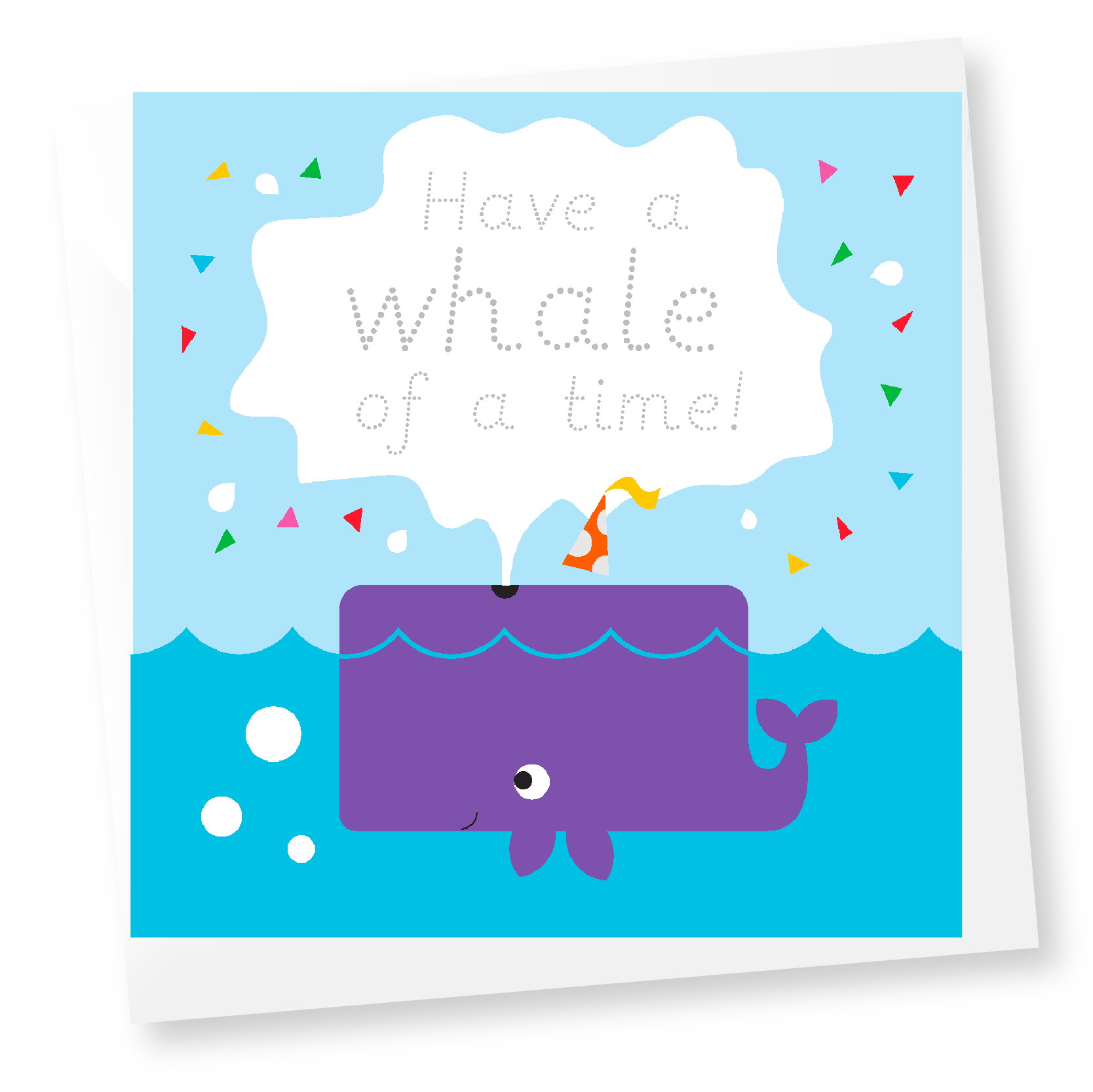 Trace & Personalise Fun Birthday Cards - Pack Of 10