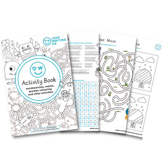 Fun Wordsearch & Maze Activity Workbook | Ages 4-9 Download