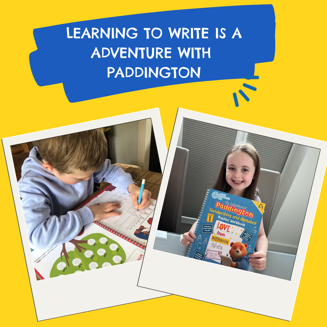 PADDINGTON™ Learn To Write The Alphabet And Handwriting Practice Book & Pencils Set: Ages 3-5