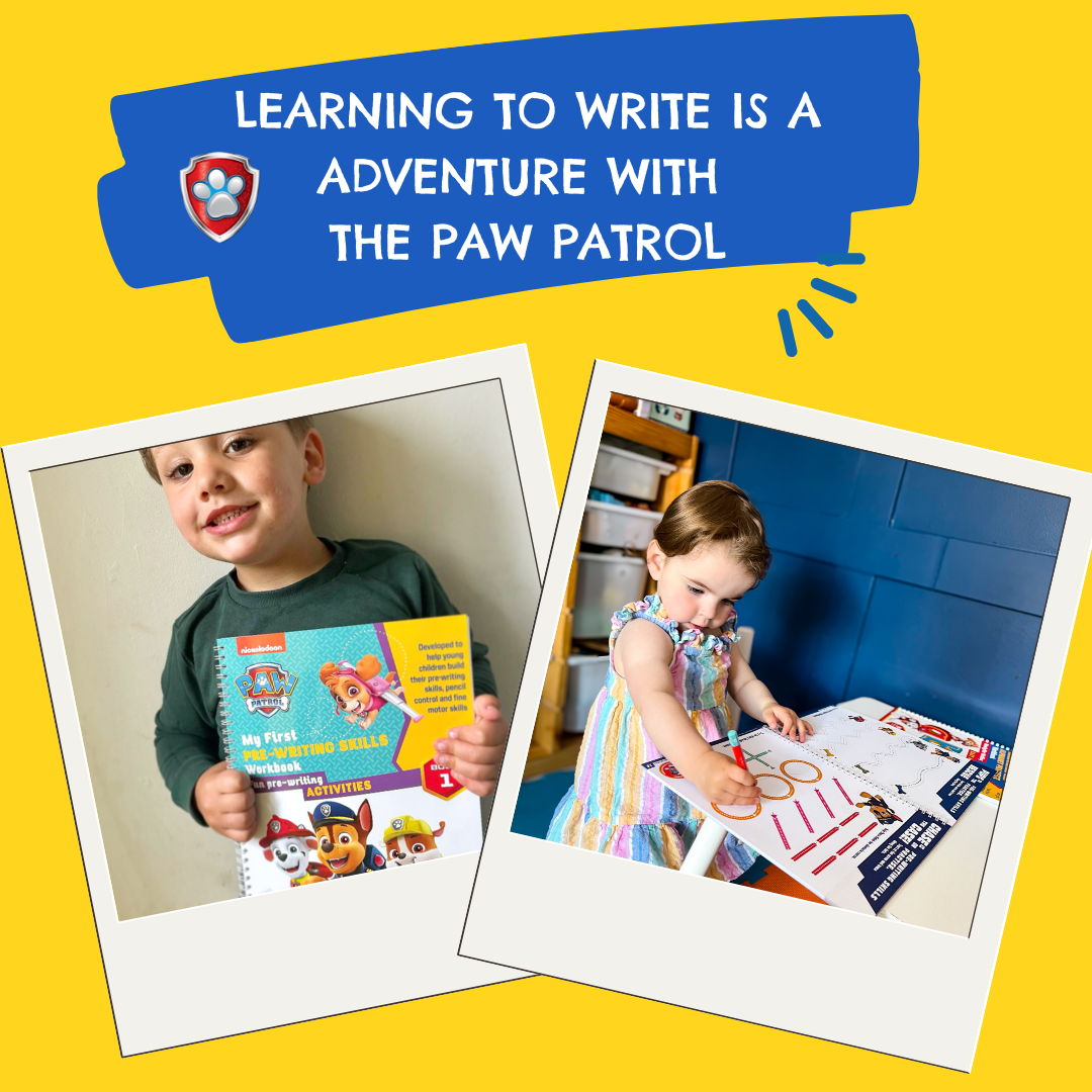 PAW PATROL Learn To Write The Alphabet Activity Book Ages 3-5