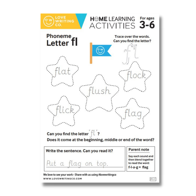 Phoneme letter FL