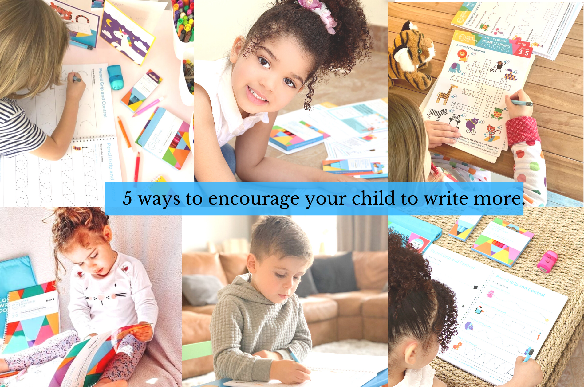5 ways to encourage your child to write more.