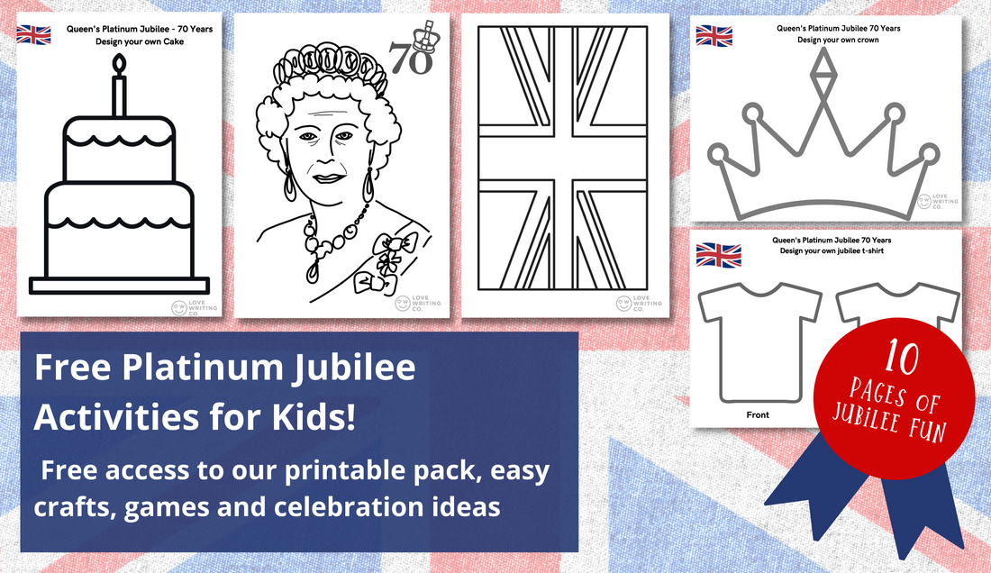 Free Printable Queens Platinum Jubilee Printable for children 