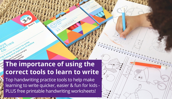 Write Tools Chart The Importance Of Using the Correct Tools When Learning to Write