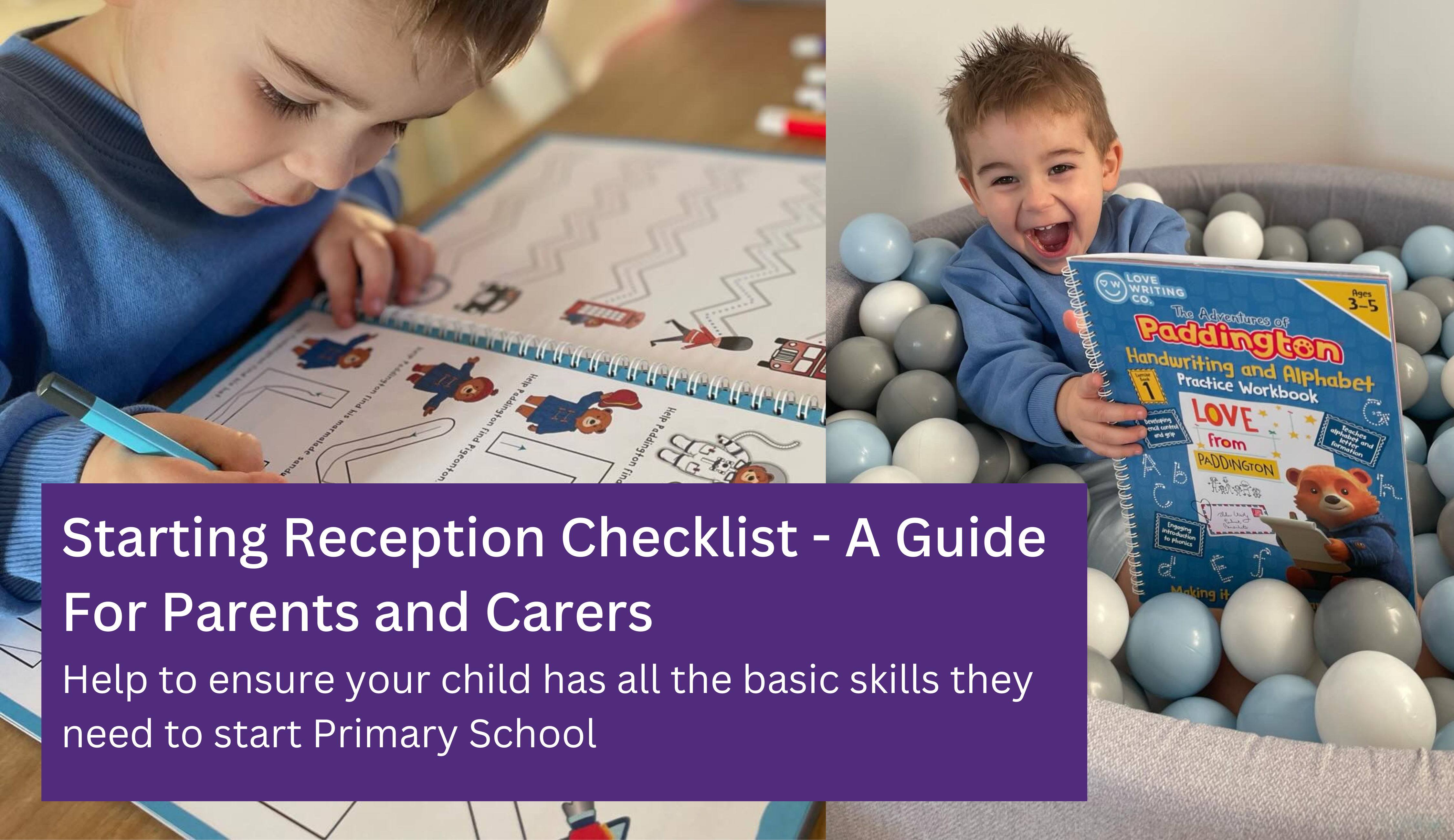 Starting Reception Checklist: A Guide to help your child start school in September