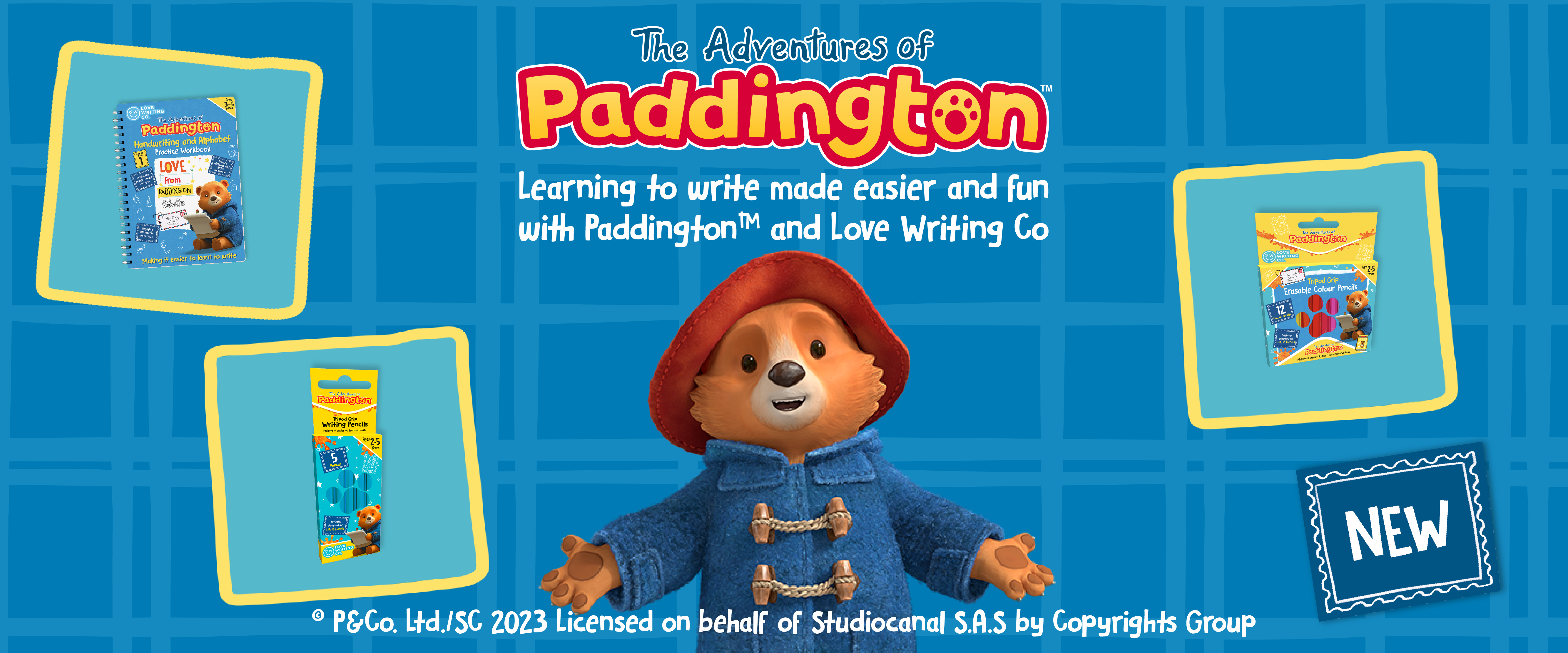 Learn to write with Paddington childrens learning