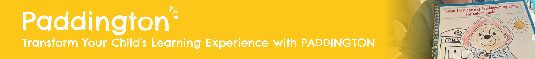 Learn to write with Paddington childrens learning