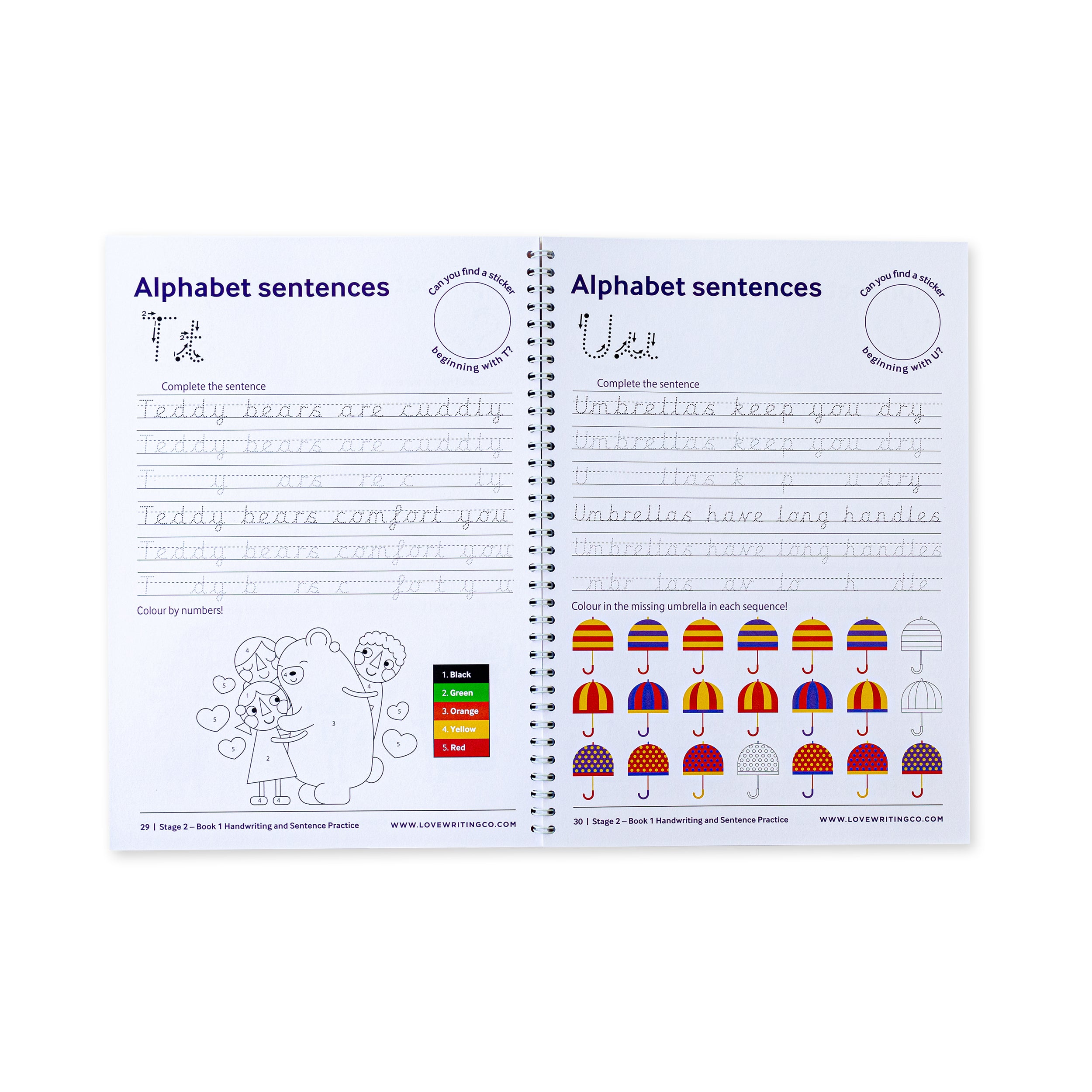 Cursive Handwriting Practice Workbook Stage 2 Book 1: Ages 6-9