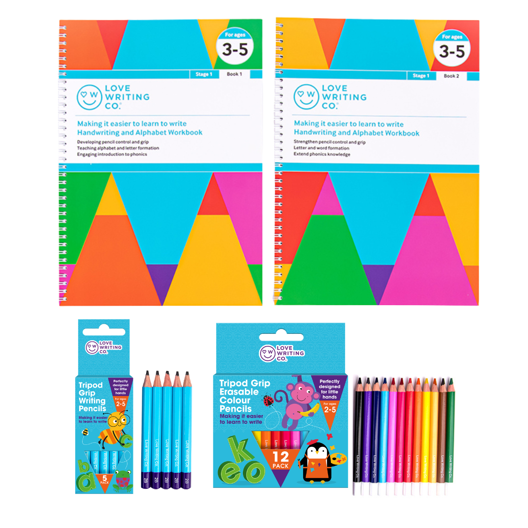 Beginners Complete Learn To Write Handwriting Practice Pack: Age 3-5