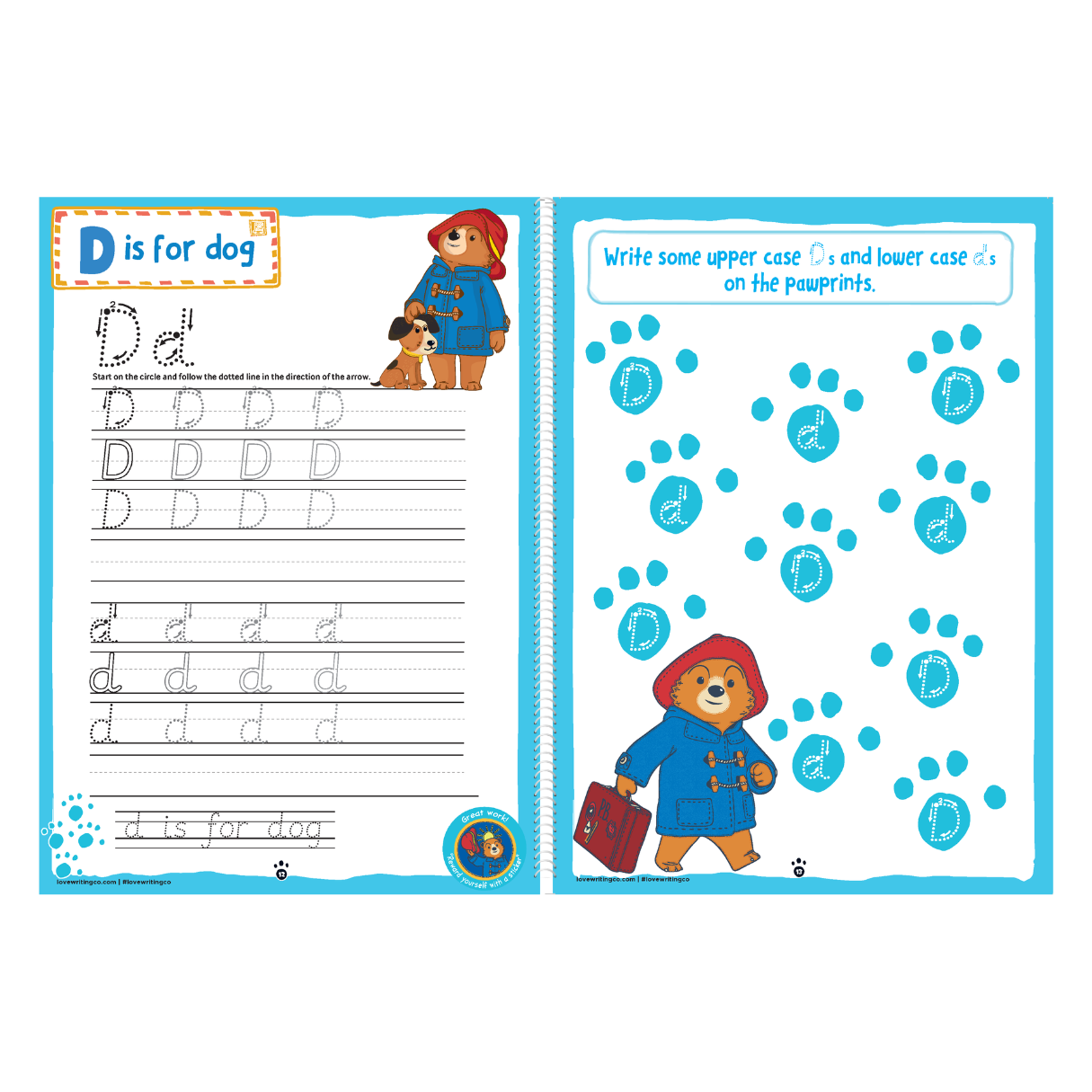 PADDINGTON™ Learn to write the Alphabet and Handwriting Practice Activity Book: Ages 3-5