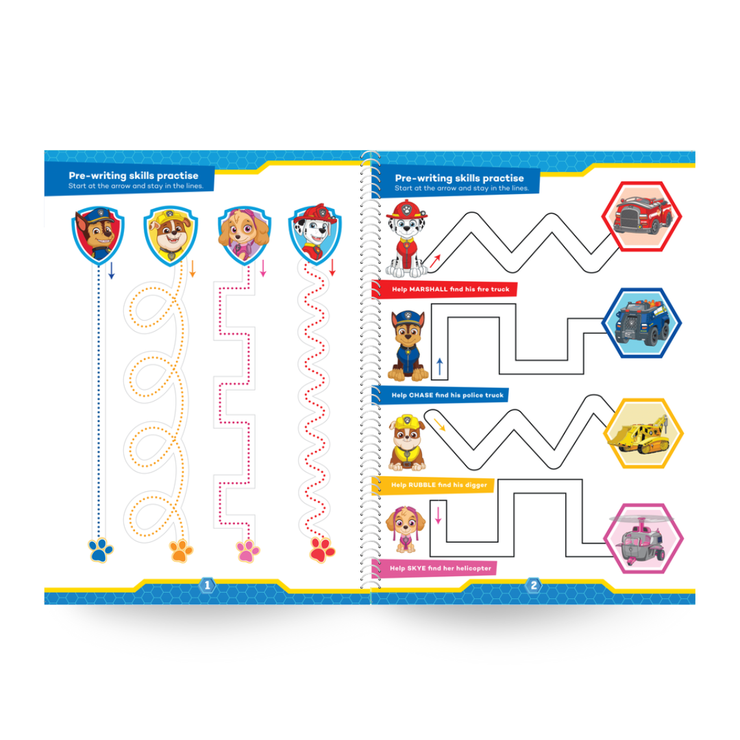 PAW PATROL My First Pre-Writing Skills Activity Book | First Writing Steps Ages 2+