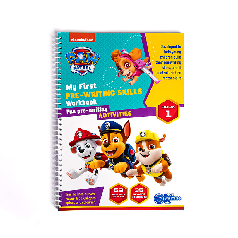 My First PAW PATROL Pre-Writing Skills Bundle | First Writing Steps Ages 2+