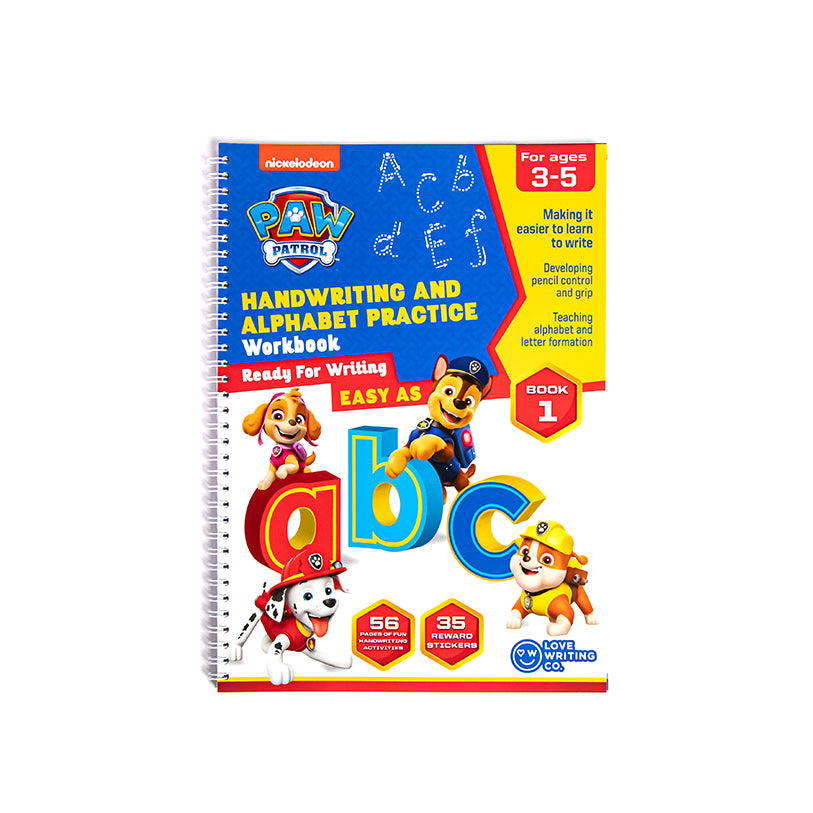 The Ultimate PAW PATROL Learn To Write The Alphabet Bundle Ages 3-5