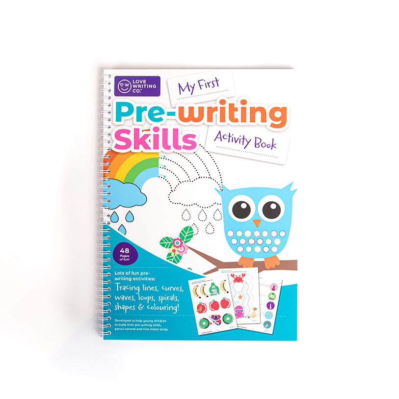 Pre-Writing Skills Activity Workbook - Early Writing For Children Age 2-5. Love Writing Co.