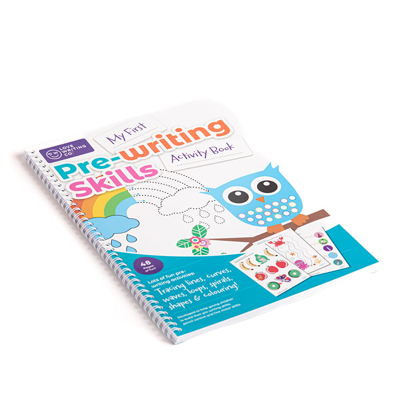 Pre-Writing Skills Activity Workbook - Early Writing For Children Age 2-5. Love Writing Co.