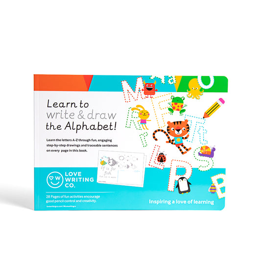 Kids’ Write & Draw Alphabet Workbook | Fun Learning Activities