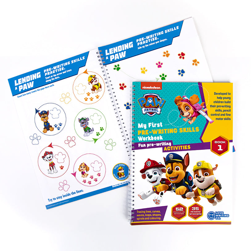 PAW PATROL My First Pre-Writing Skills Activity Book | First Writing Steps Ages 2+