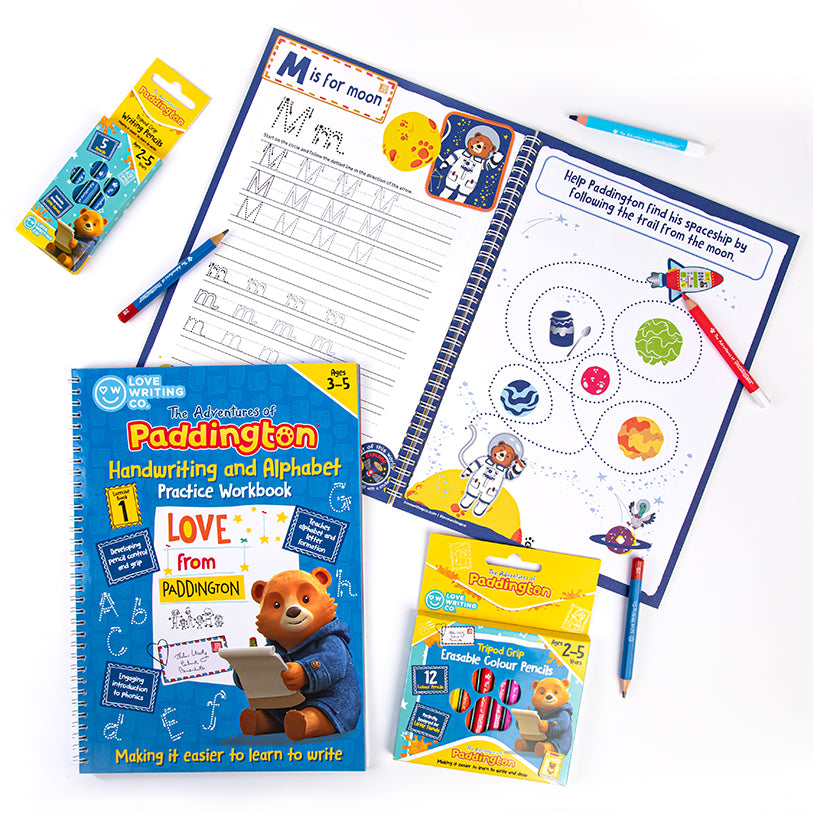 PADDINGTON™ Learn To Write The Alphabet And Handwriting Practice Pack: Ages 3-5