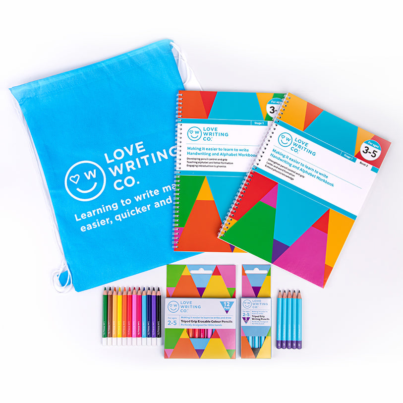 Left-Handed Learning Adventure Pack for Ages 3-5