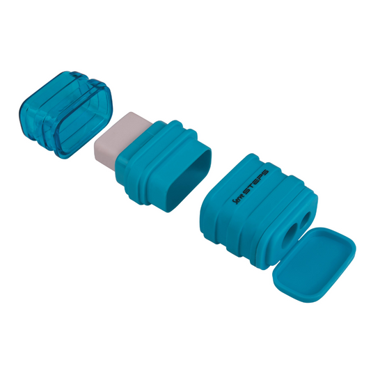 Fine Motor Double Barrelled Sharpener & Grip Strengthening Eraser For Children