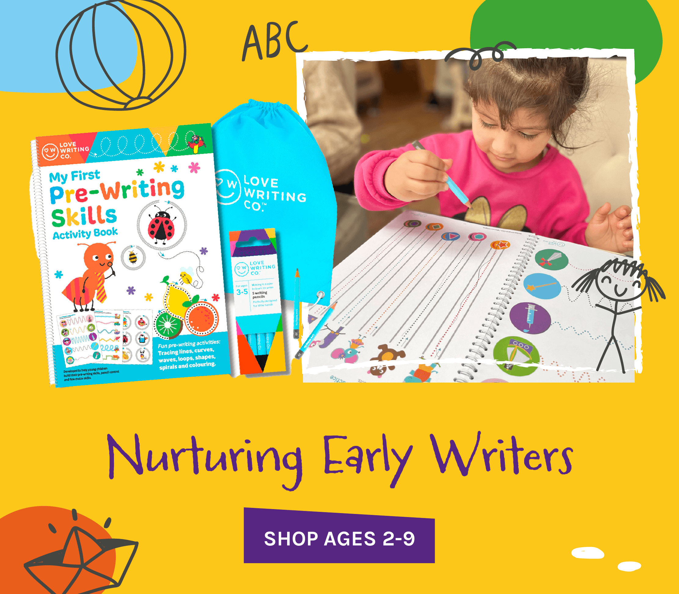 ABC Print Handwriting Practice Book for kids: Preschool writing Workbook  for Pre K, Kindergarten and Kids Ages 3-5 (Large Print / Paperback)