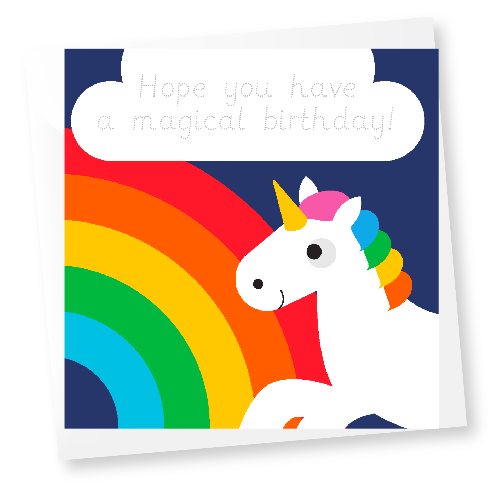 Trace & Personalise Fun Birthday Cards - Pack Of 10