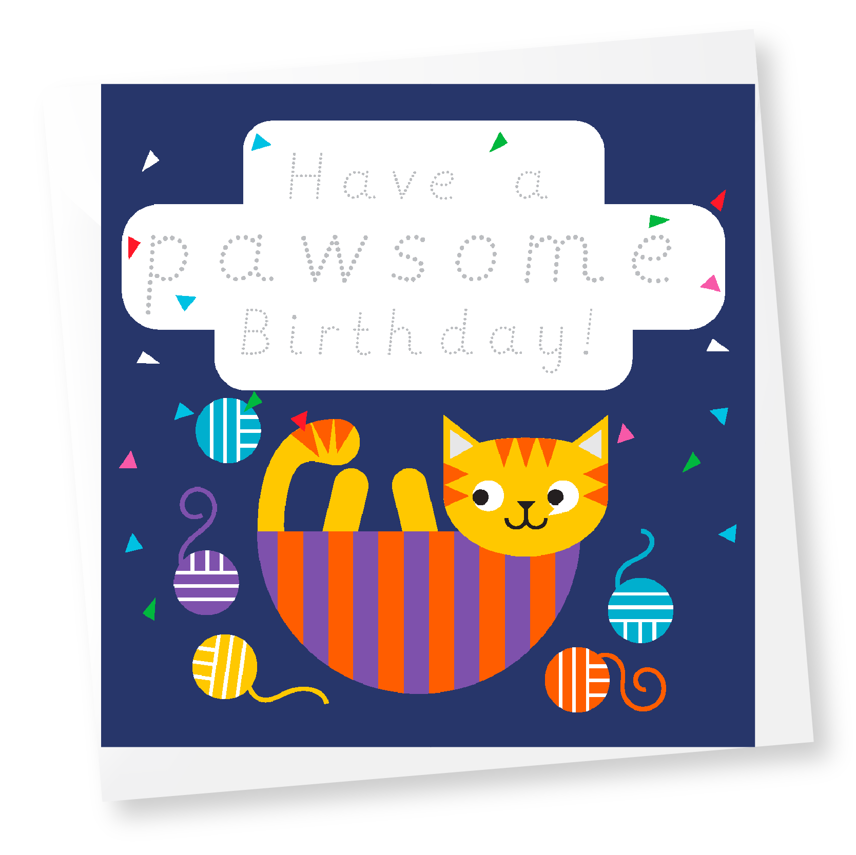 Trace & Personalise Fun Birthday Cards - Pack Of 10