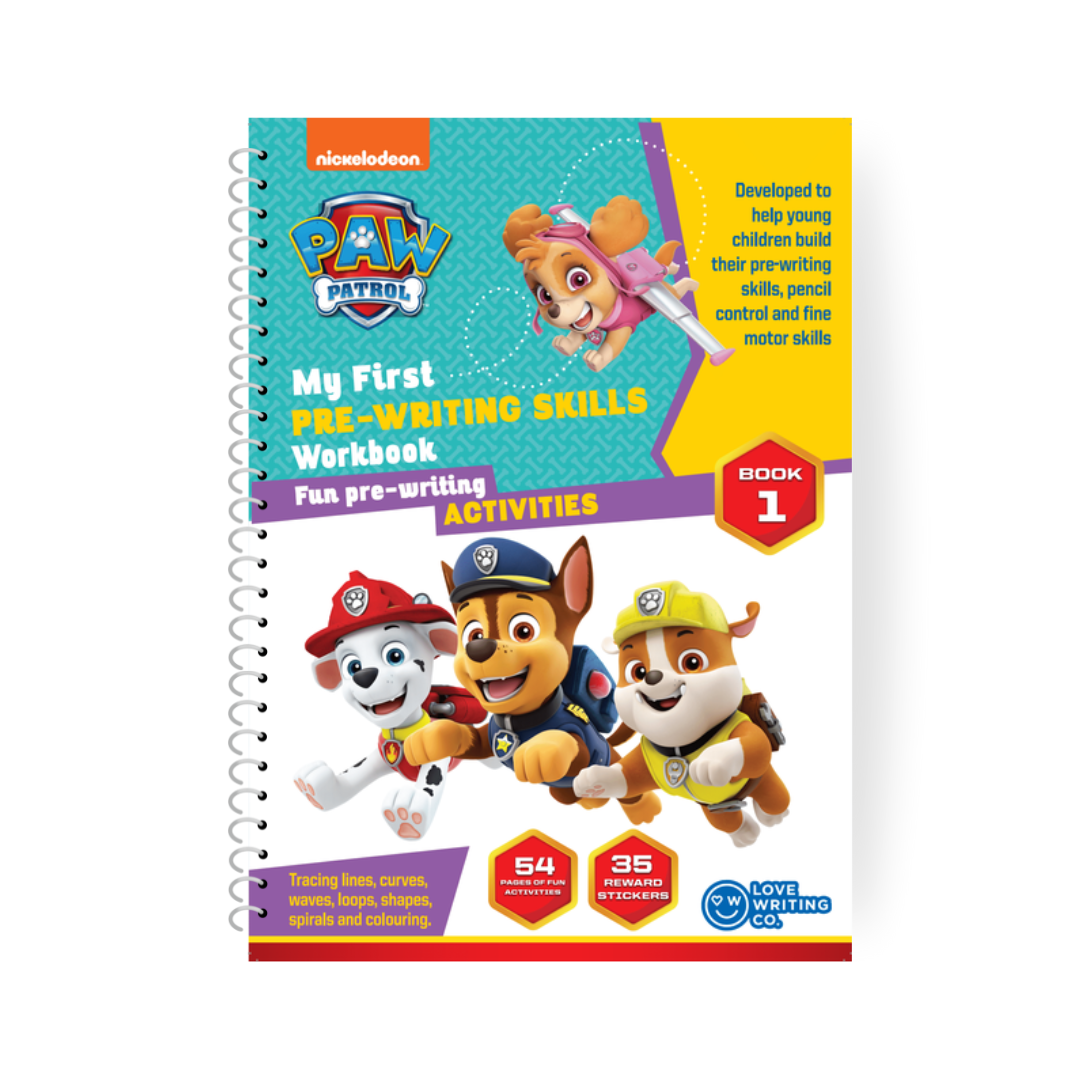 PAW PATROL My First Pre-Writing Skills Activity Book | First Writing Steps Ages 2+