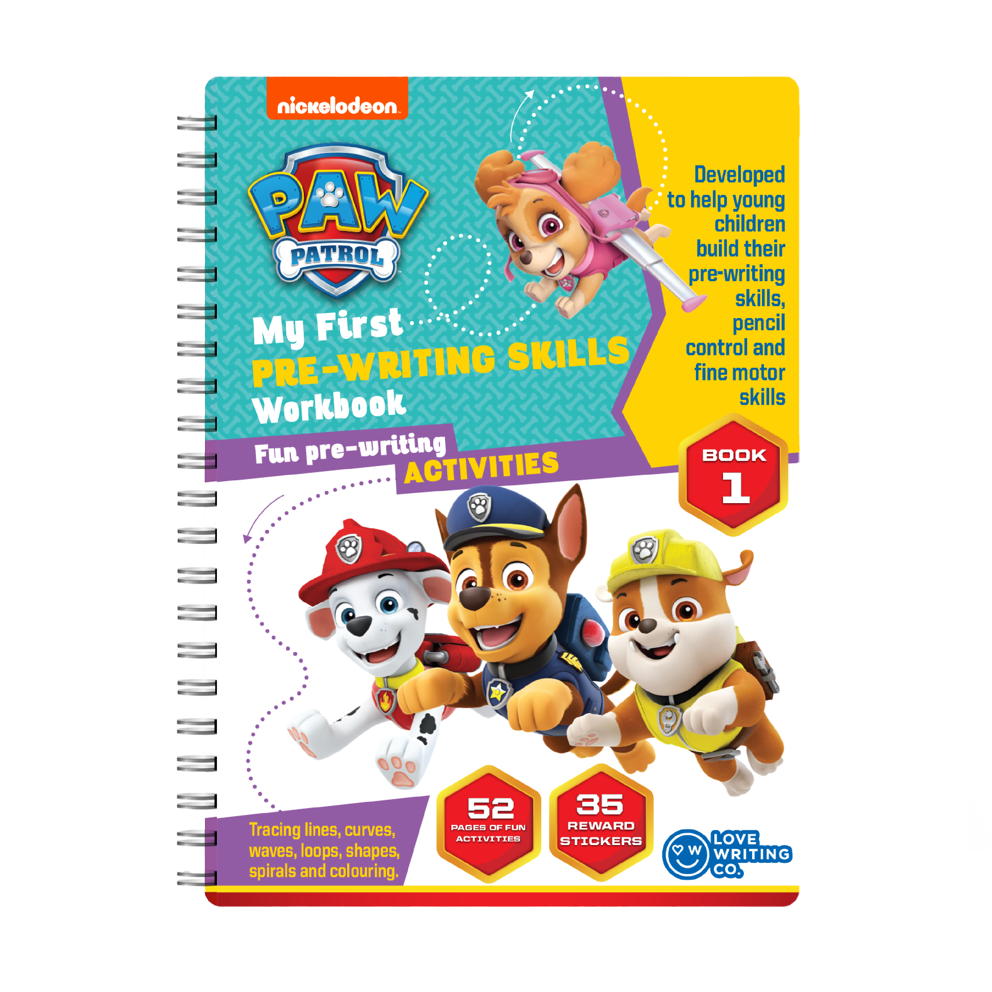 PAW PATROL My First Pre-Writing Skills Activity Book | First Writing Steps Ages 2+