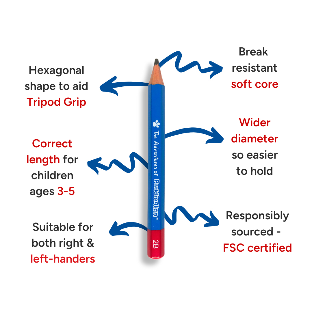 Pre-Writing Skills Bumper Starter Pack For Children Age 2+ Book, Pencil and Crayon Set