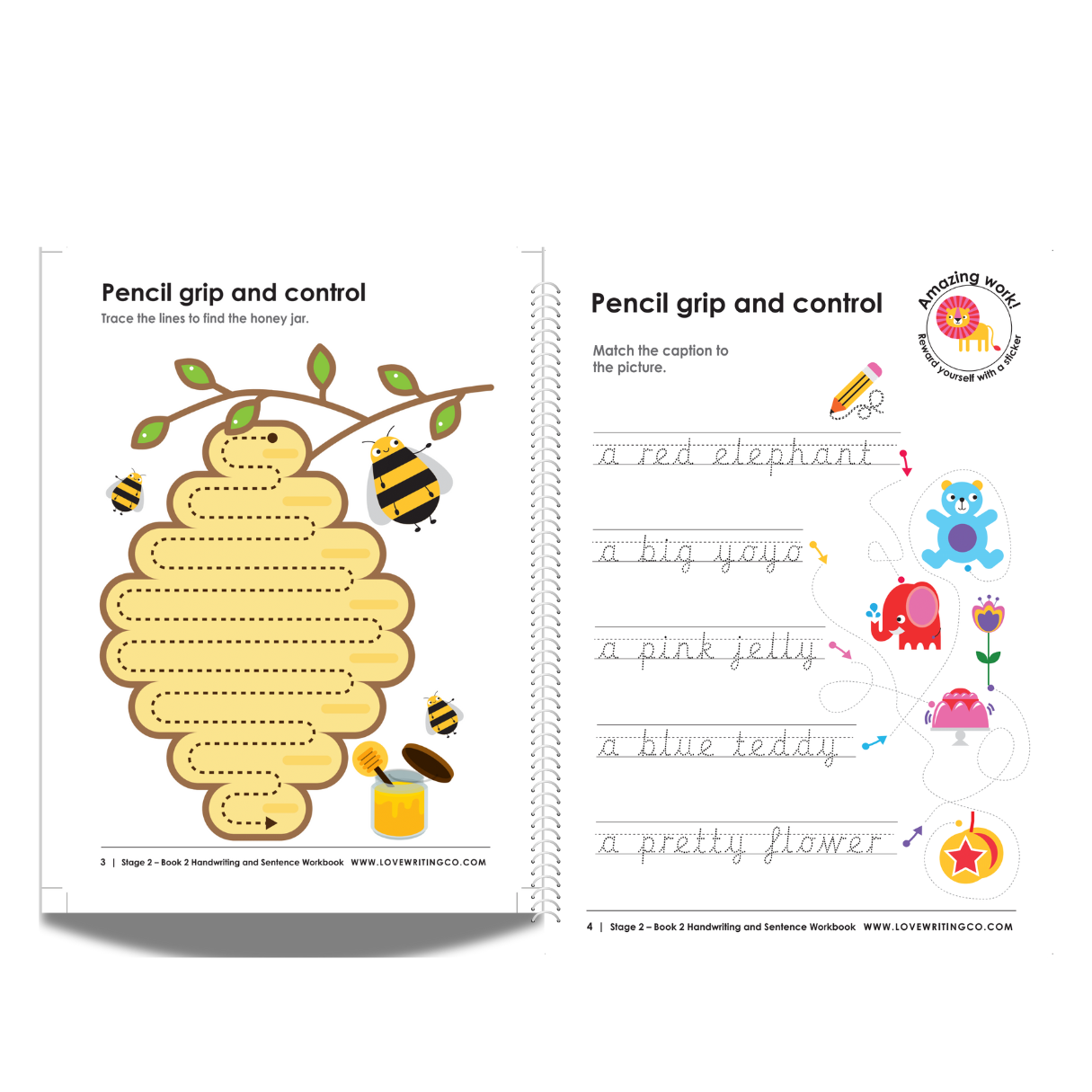 NEW 6-9 Book 2! Cursive Handwriting Practice Workbook Stage 2 Book 2: Ages 6-9