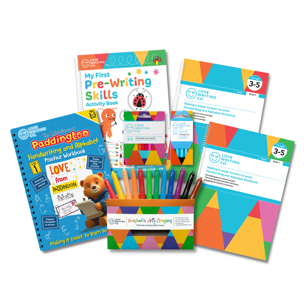 Left-Handed Learning Adventure Pack for Ages 3-5