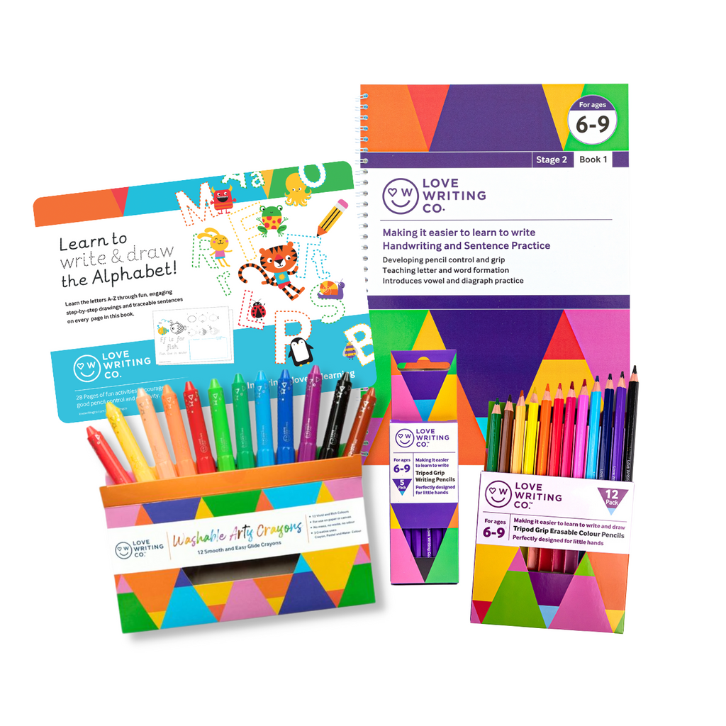 Left-Handed Creative Learning Pack for Ages 6-9