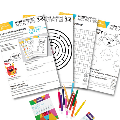 Handwriting Practice Worksheets Download Pack 13: Ages 3-6