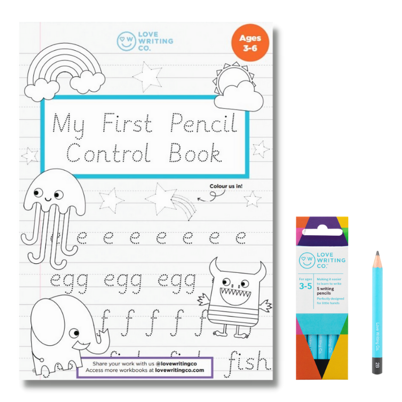 My first pencil control book by Love Writing Co