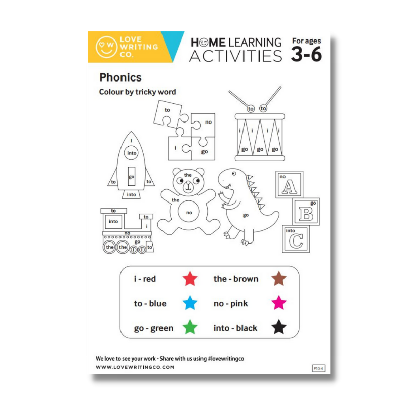 Phonics practice activity for kids