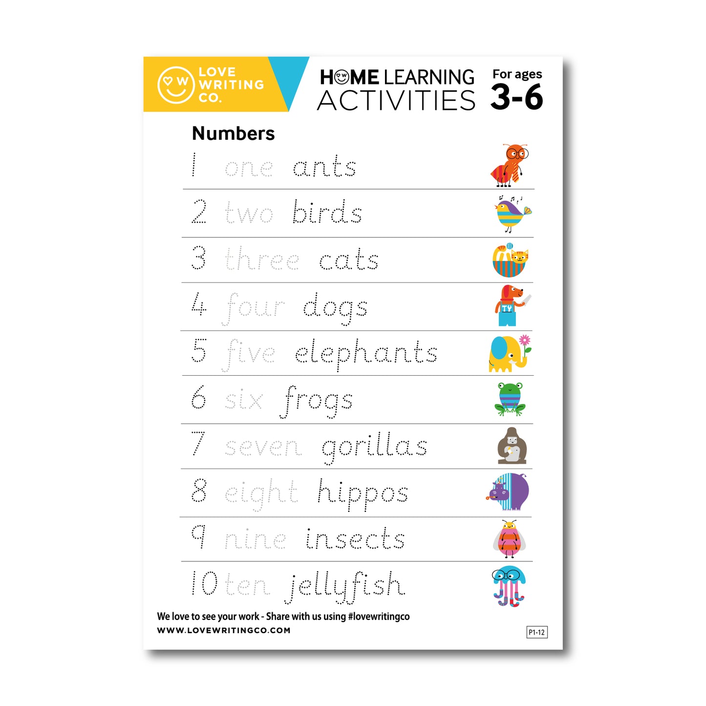 Traceable number words