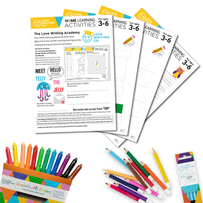 Handwriting Practice Worksheets Download Pack 3: Ages 3-6