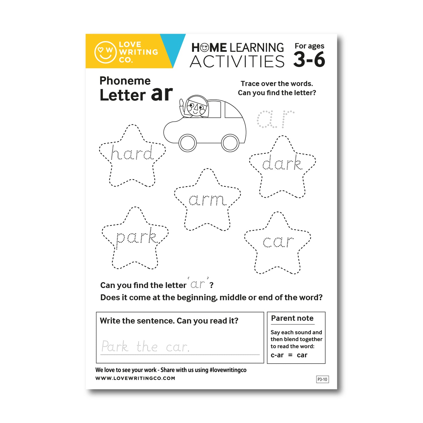 Phoneme Letter AR activities