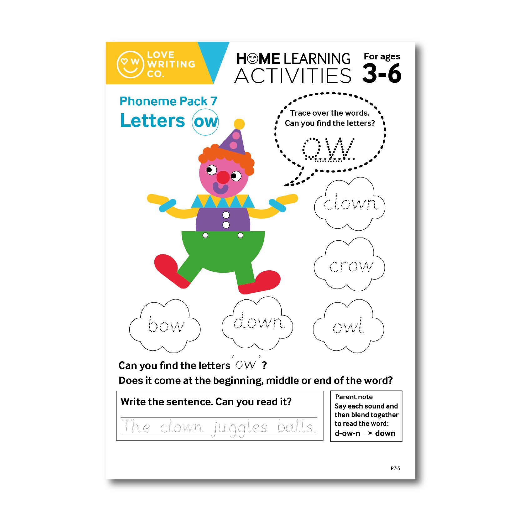 Phoneme Pack 7 by Love Writing Co