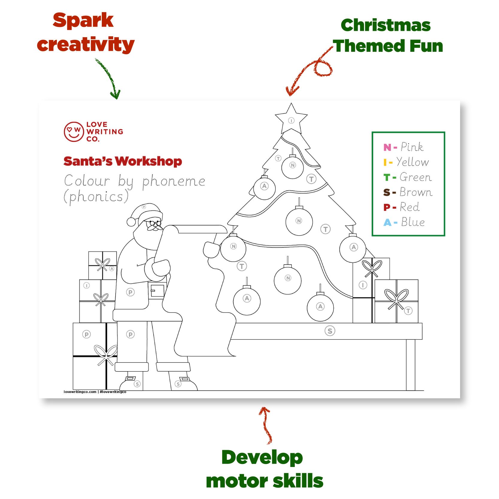 Christmas Handwriting Workbook | Kids' Fun Download